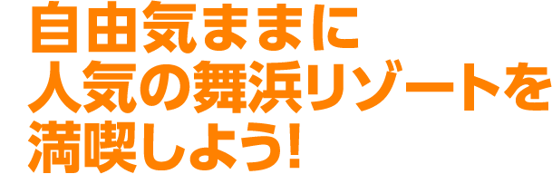 自由気ままに人気の舞浜リゾートを満喫しよう